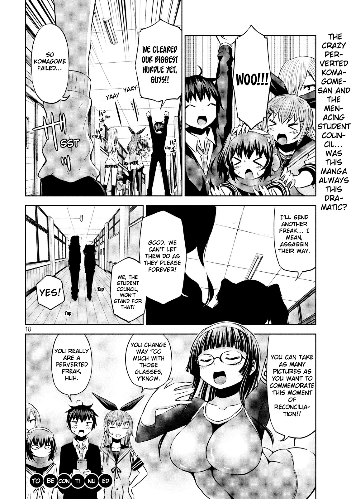 Chikotan, Kowareru Chapter 47 page 18 - Chapter 47: Chiko, In A Pinch?! The Disciplinary Commitee Chairman, Komagome Julia's Visit!