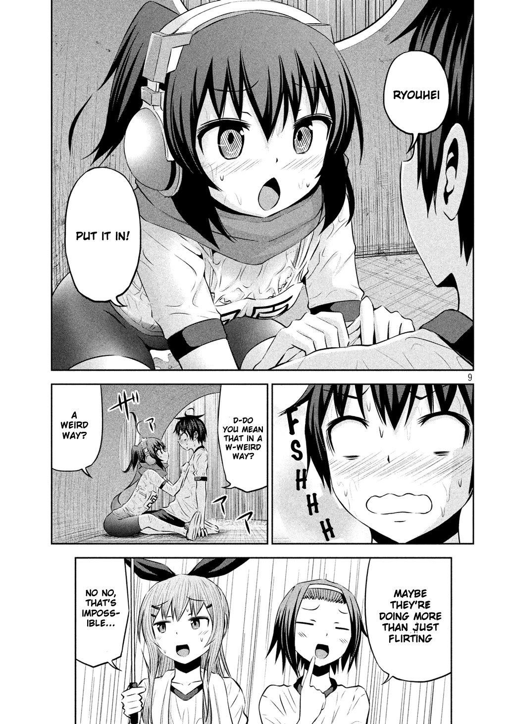 Chikotan, Kowareru Chapter 56 page 9 - Chapter 56: Alone with Chikotan in the Park...on a Rainy Day...Will It Come to "That"?!