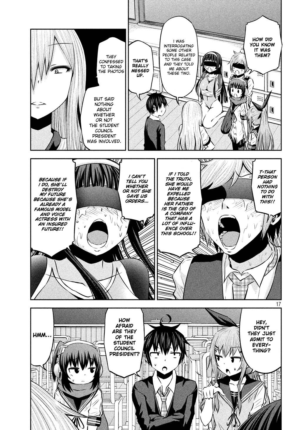 Chikotan, Kowareru Chapter 57 page 17 - Chapter 57: The Final Boss Has Arrived! Here Comes the Student Council President, Okamachi Reina!!