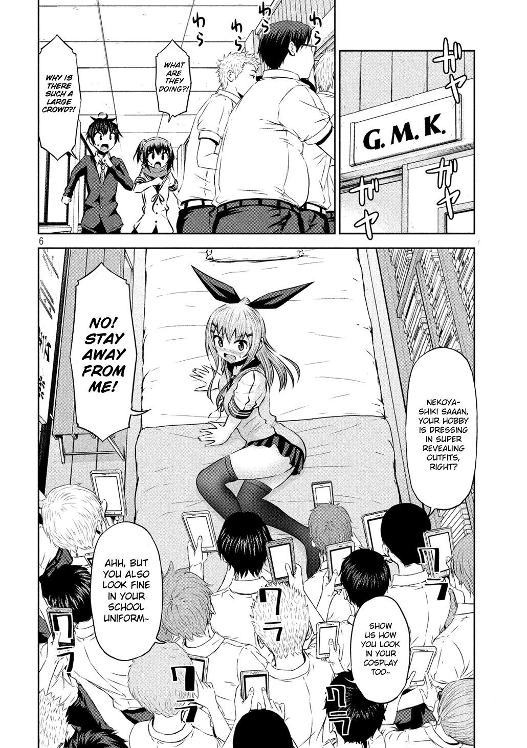 Chikotan, Kowareru Chapter 57 page 6 - Chapter 57: The Final Boss Has Arrived! Here Comes the Student Council President, Okamachi Reina!!