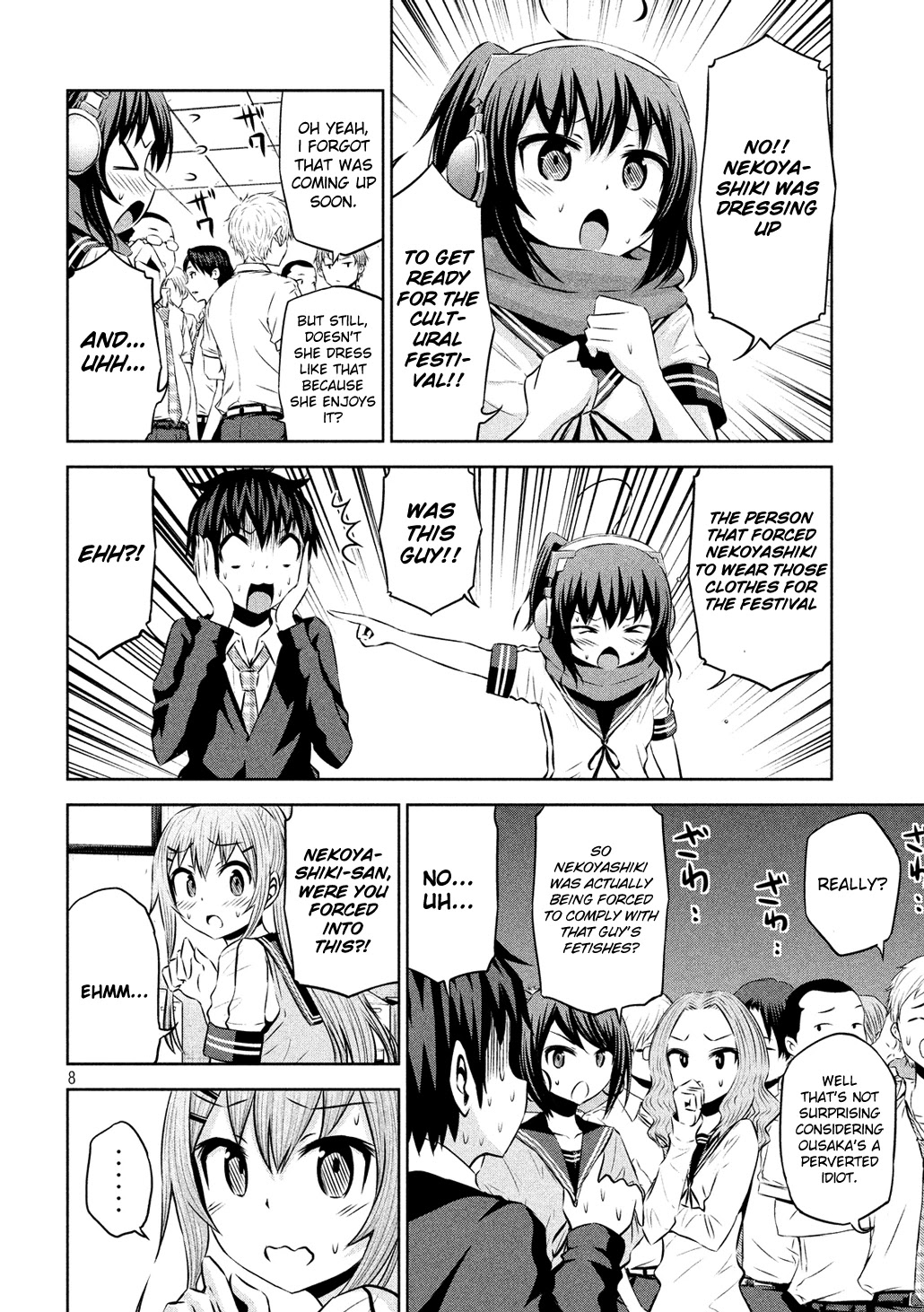 Chikotan, Kowareru Chapter 57 page 8 - Chapter 57: The Final Boss Has Arrived! Here Comes the Student Council President, Okamachi Reina!!