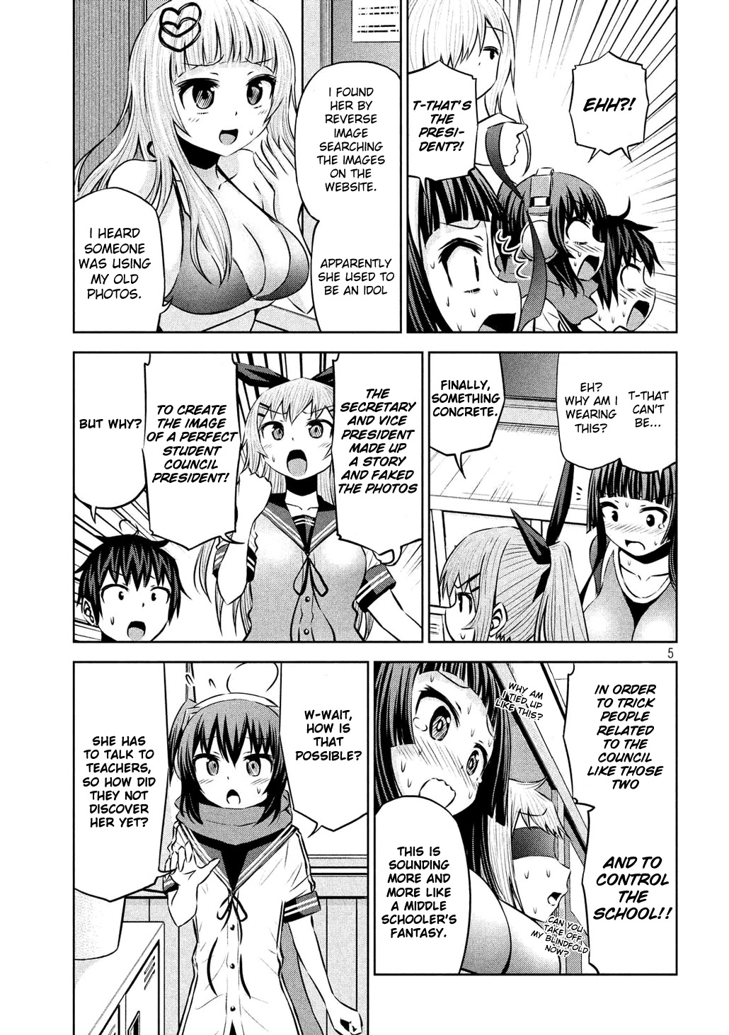 Chikotan, Kowareru Chapter 58 page 5 - Chapter 58: What is the Secret of the Student Council President?! Chikotan's Great Counterattack Begins!!