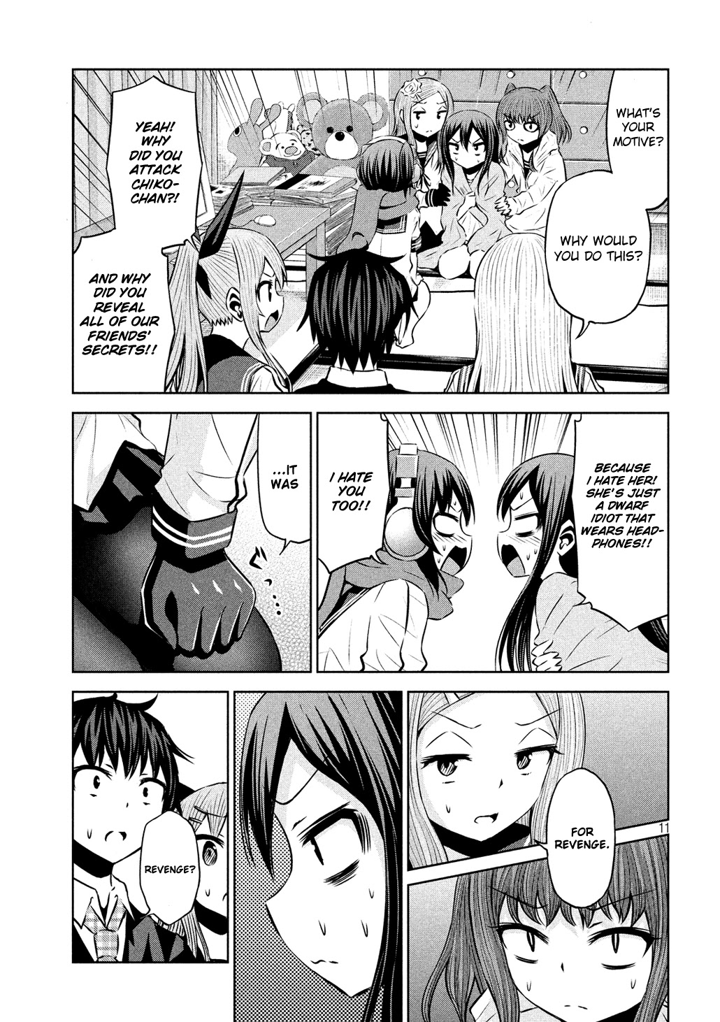 Chikotan, Kowareru Chapter 59 page 11 - Chapter 59: Chiko Corners the Student Council President!! What is Her True Identity?!
