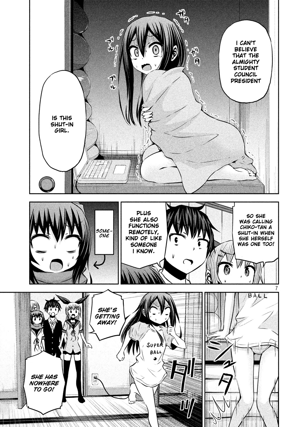 Chikotan, Kowareru Chapter 59 page 7 - Chapter 59: Chiko Corners the Student Council President!! What is Her True Identity?!