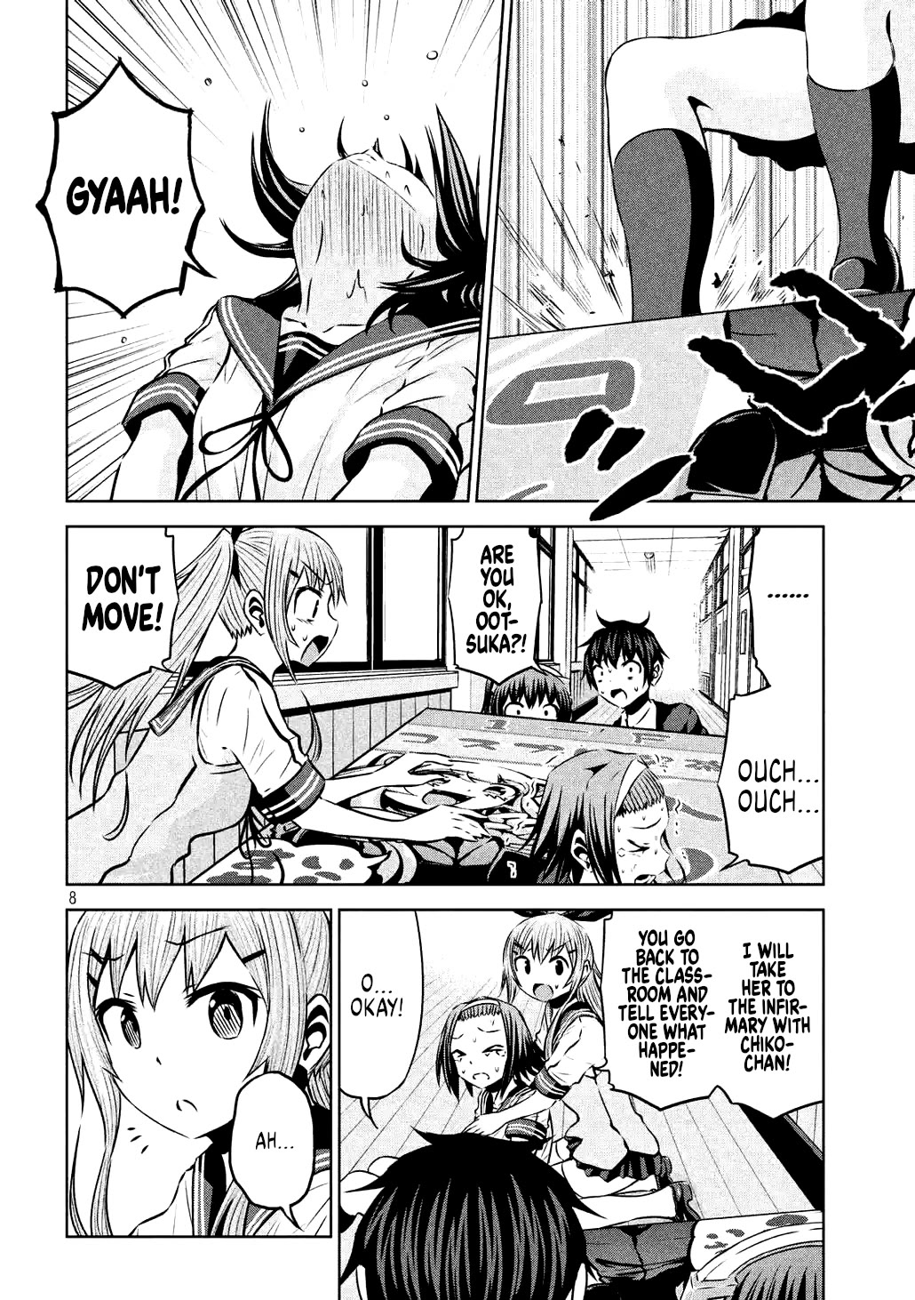 Chikotan, Kowareru Chapter 62 page 9 - Chapter 62: That hot girl finally awakens! Will her love save class 1-F? [LE]