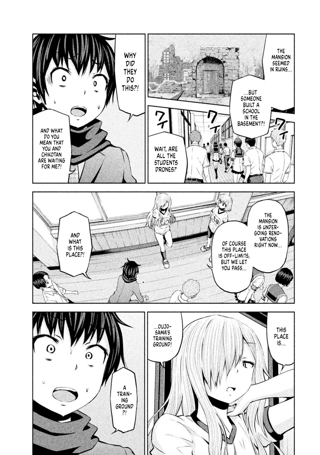 Chikotan, Kowareru Chapter 68 page 1 - Chapter 68: Last 2 chapters! In a mysterious underground facility, a chaotic drone rampage! What awaits us at the end?