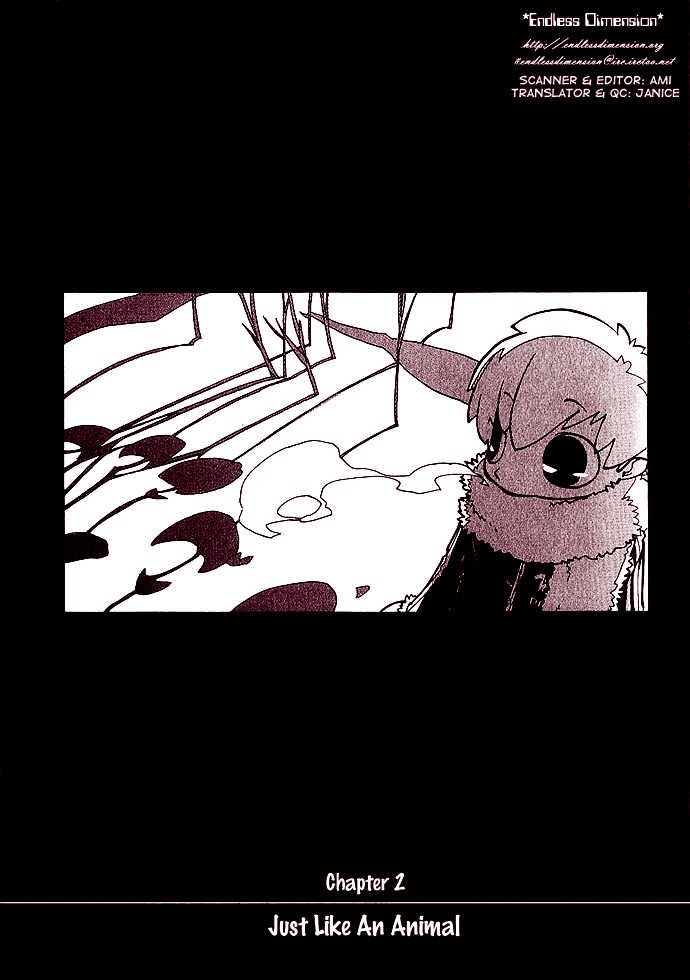 Chikyuu Misaki Chapter 2 page 3 - Chapter 2: Just Like An Animal