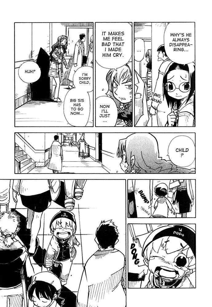 Chikyuu Misaki Chapter 7 page 18 - Chapter 7: Borderline of Humanity