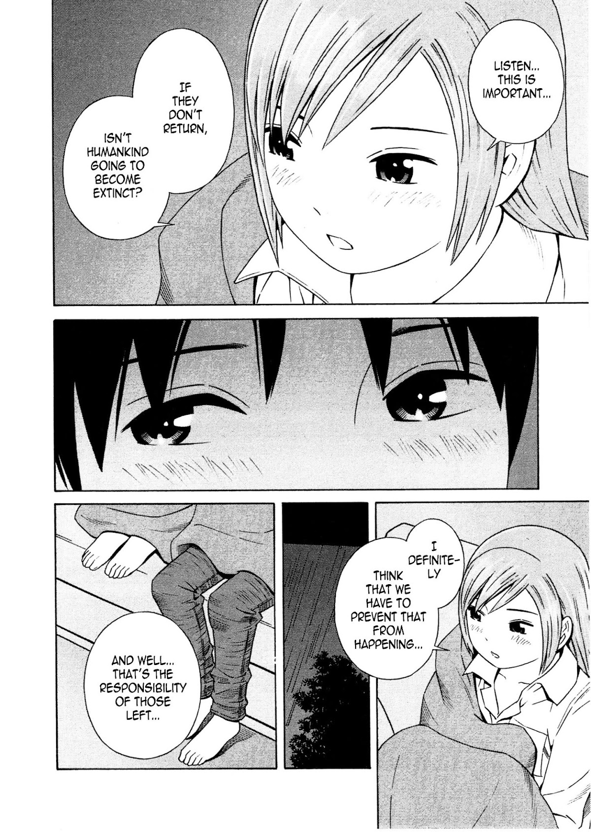 Chikyuu no Houkago Chapter 16 page 23 - Chapter 16 : Just the Two of Us on Earth