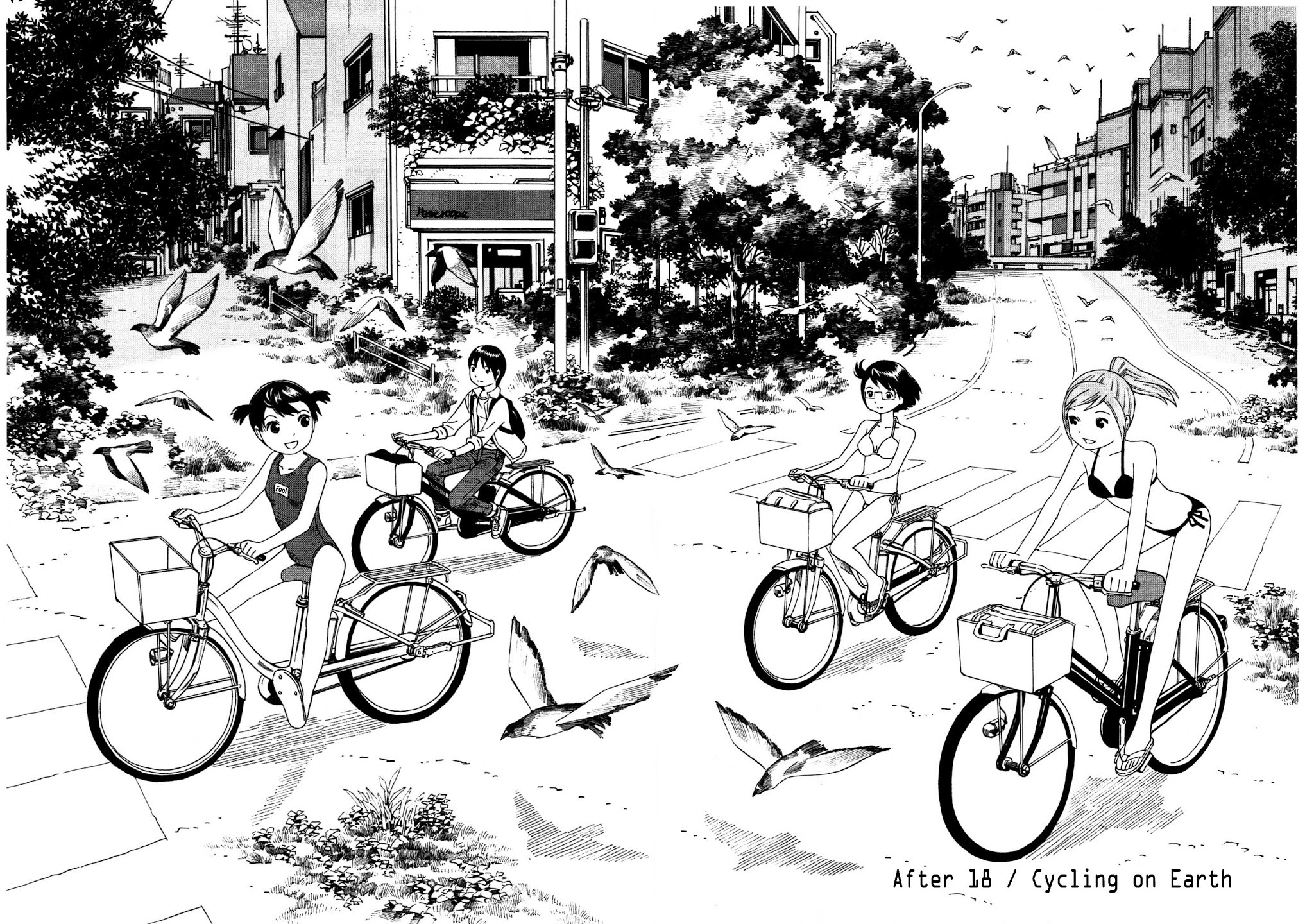 Chikyuu no Houkago Chapter 18 page 3 - Chapter 18 : Cycling on Earth