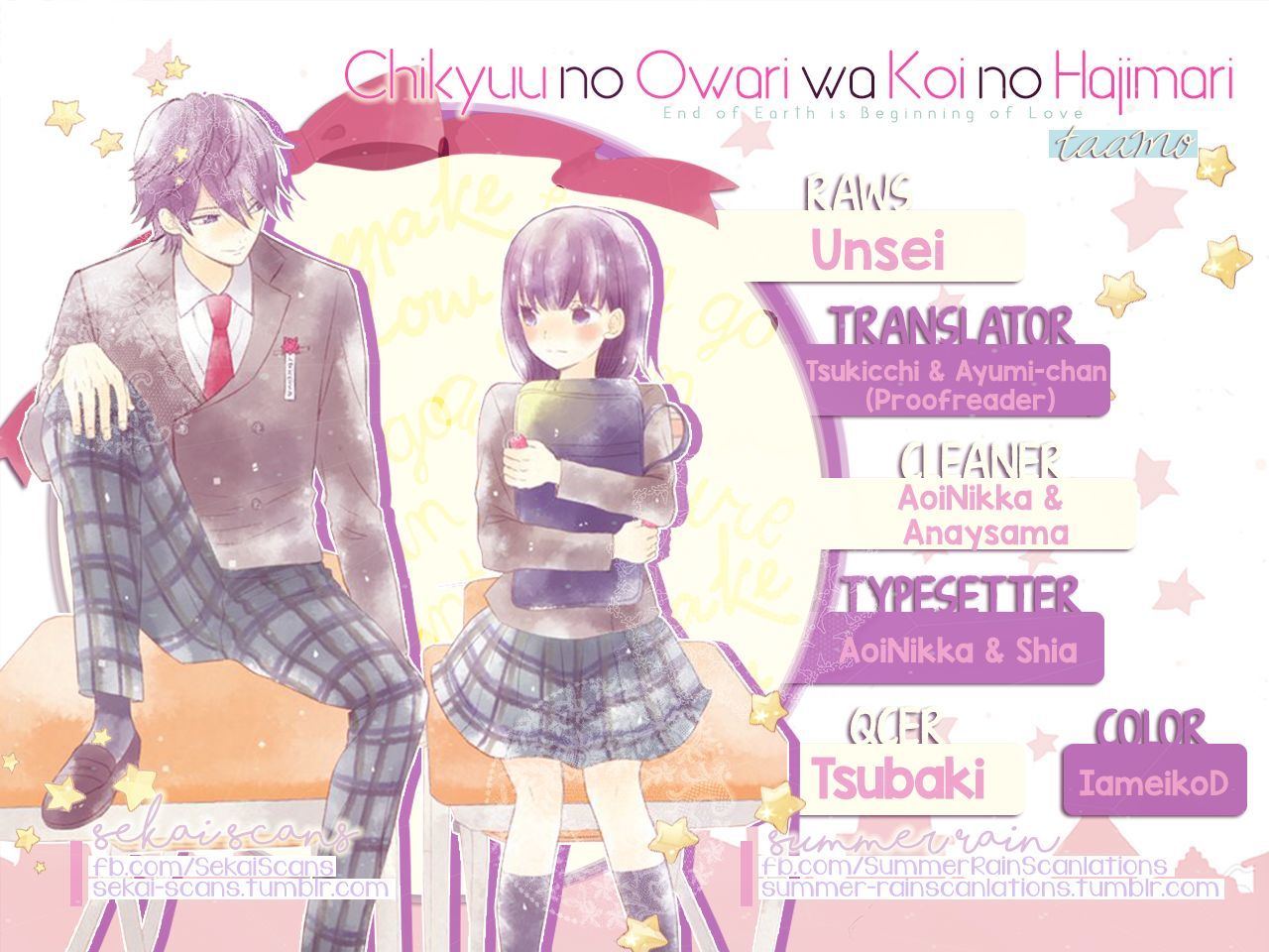 Chikyuu no Owari wa Koi no Hajimari Chapter 1 page 54 - Chapter 1