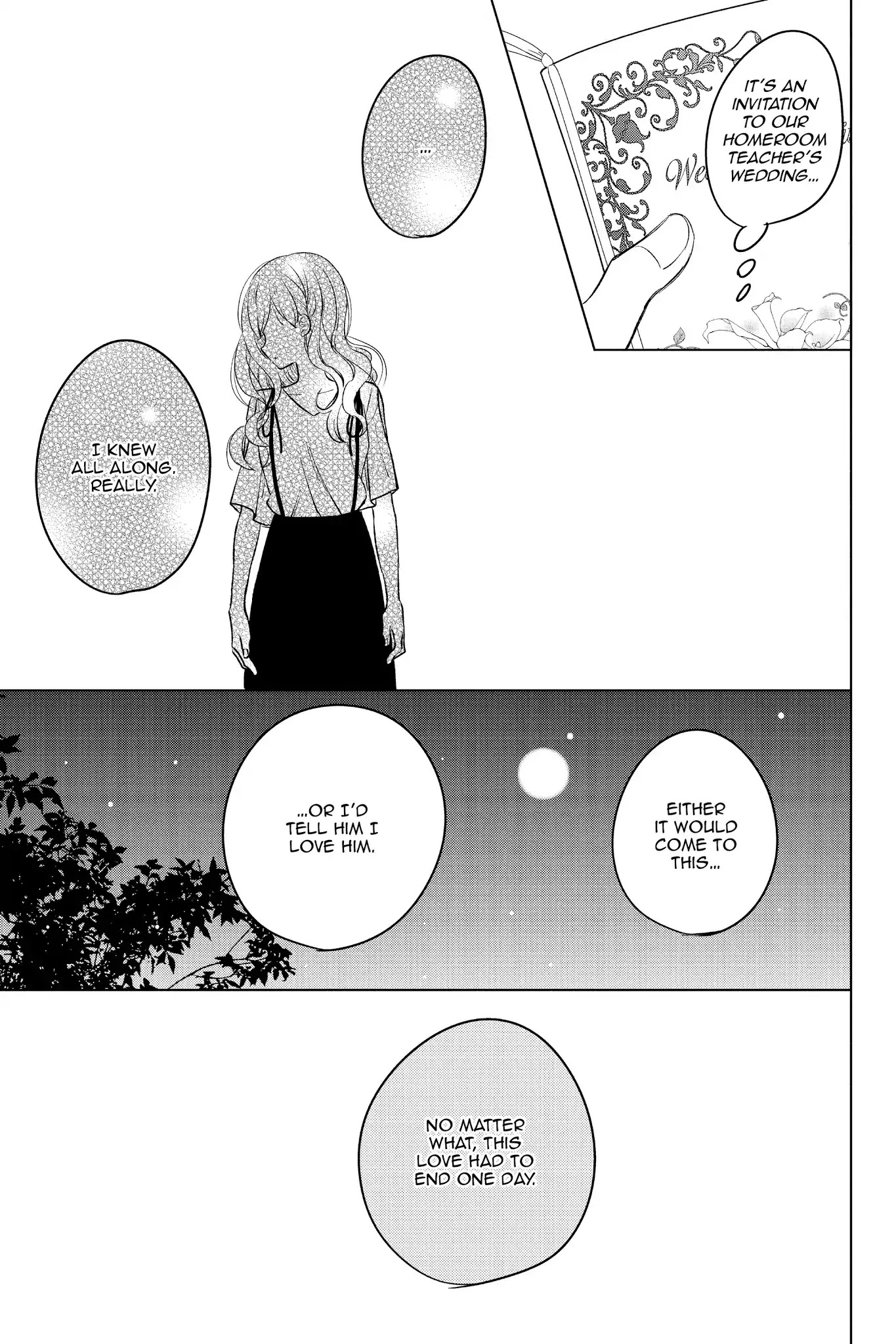 Chikyuu no Owari wa Koi no Hajimari Chapter 19 page 21 - Chapter 19: Move On