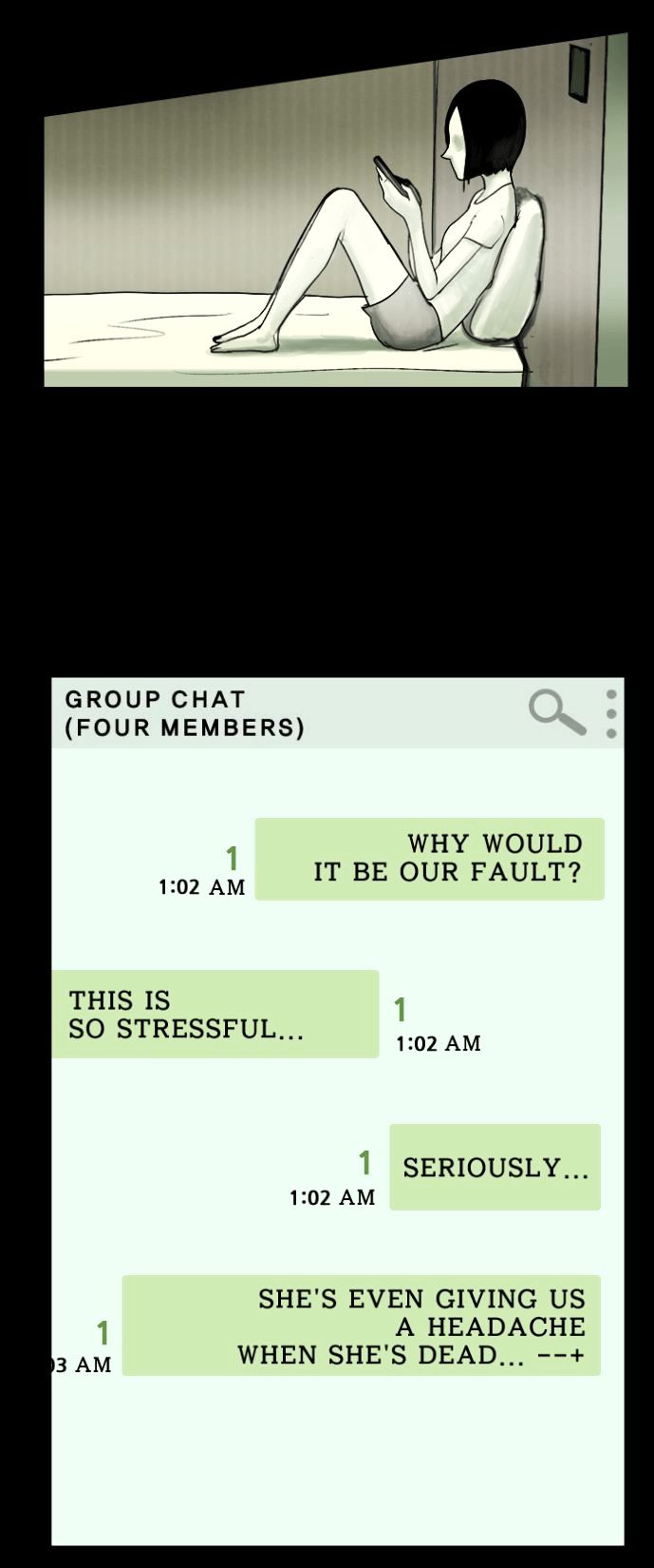 Chiller Chapter 9 page 17 - Chapter 9 : Group Chat - Seunghun Nah