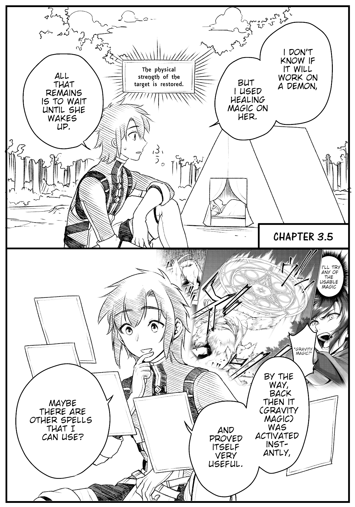Chillin Different World Life Of The EX-Brave Candidate Was Cheat From Lv2 Chapter 3.5 page 1 - Chapter 3.5