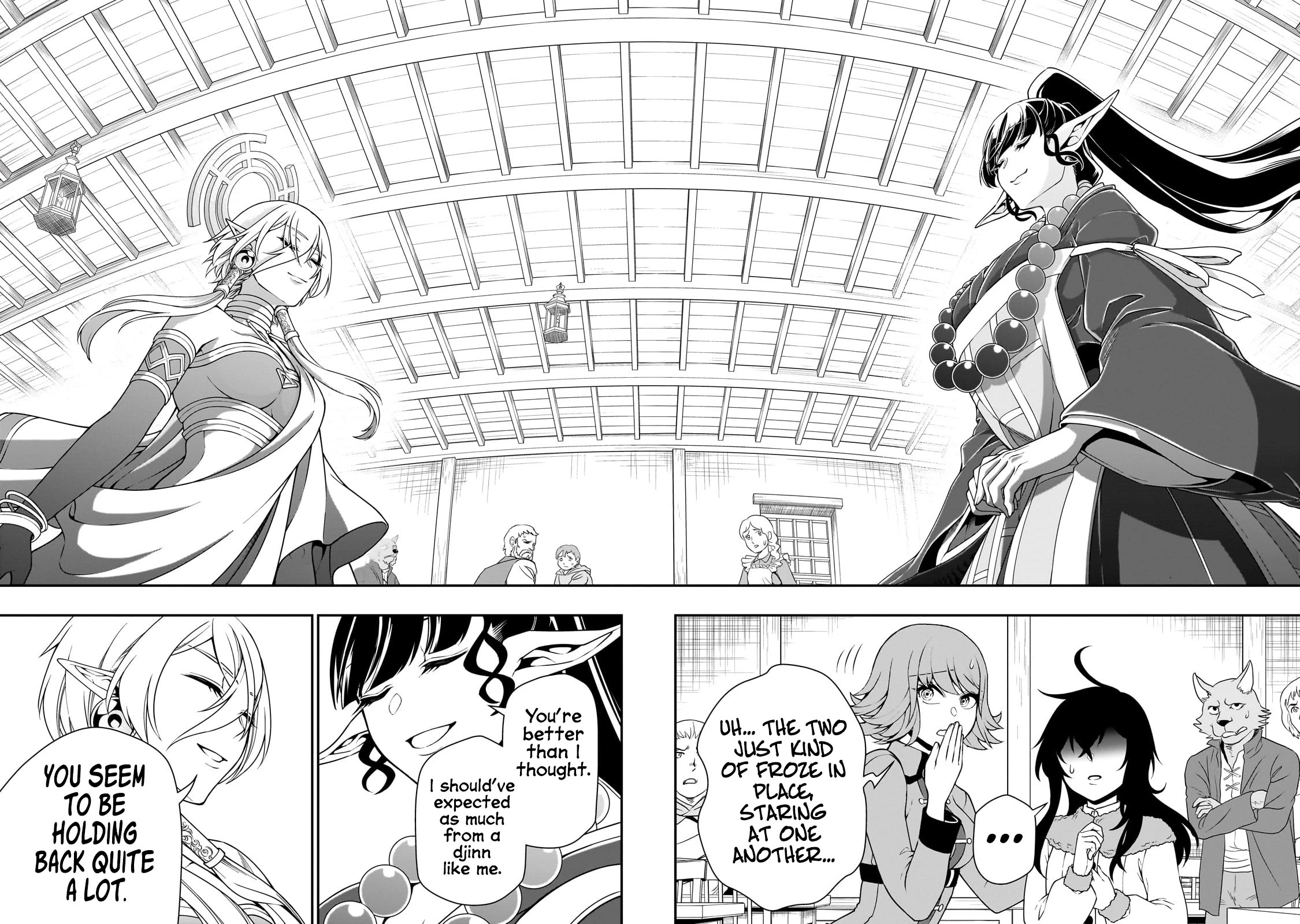Chillin Different World Life Of The EX-Brave Candidate Was Cheat From Lv2 Chapter 49 page 12 - Chapter 49: The Three Djinns of the Dark World