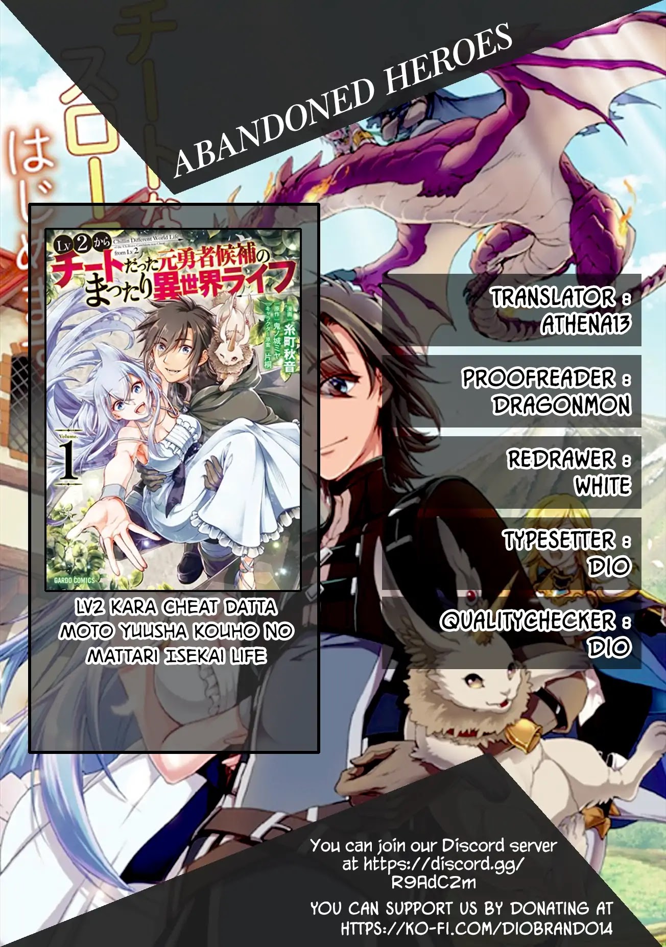 Chillin Different World Life Of The EX-Brave Candidate Was Cheat From Lv2 Chapter 8 page 1 - Chapter 8