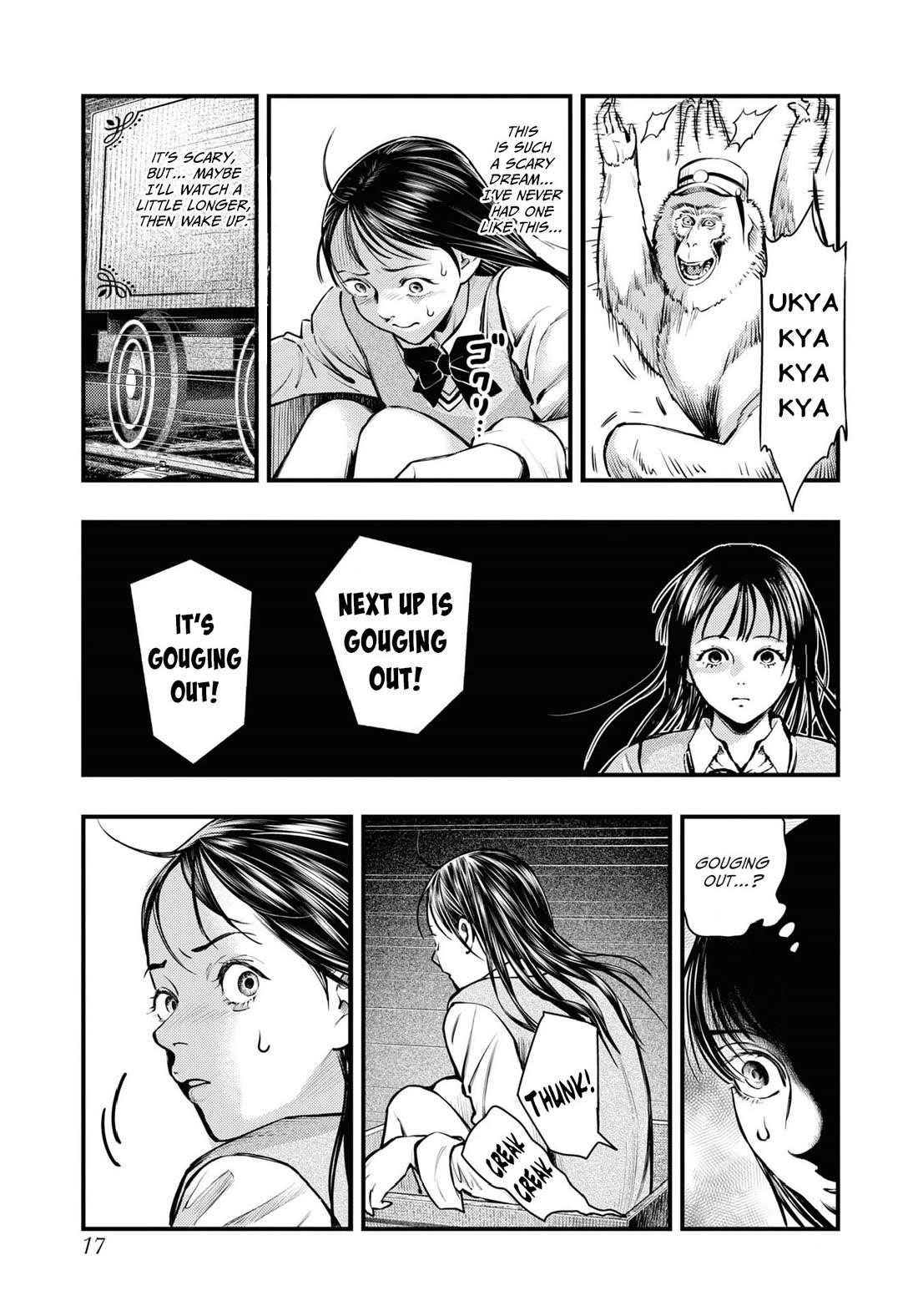 Chilling Internet Urban Legends: A Horror Comic Anthology Chapter 1 page 15 - Chapter 1: Monkey Dream (Shimizu Aki)