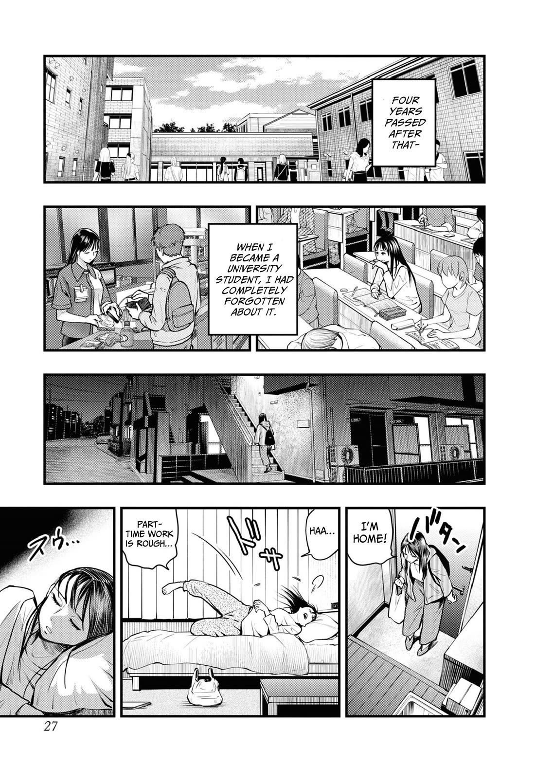 Chilling Internet Urban Legends: A Horror Comic Anthology Chapter 1 page 25 - Chapter 1: Monkey Dream (Shimizu Aki)