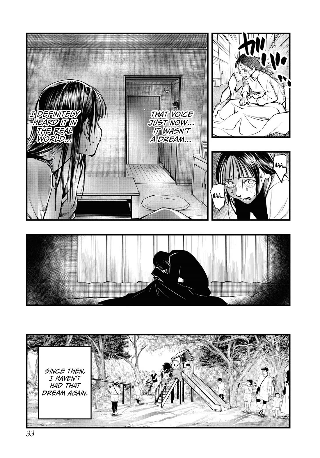 Chilling Internet Urban Legends: A Horror Comic Anthology Chapter 1 page 31 - Chapter 1: Monkey Dream (Shimizu Aki)
