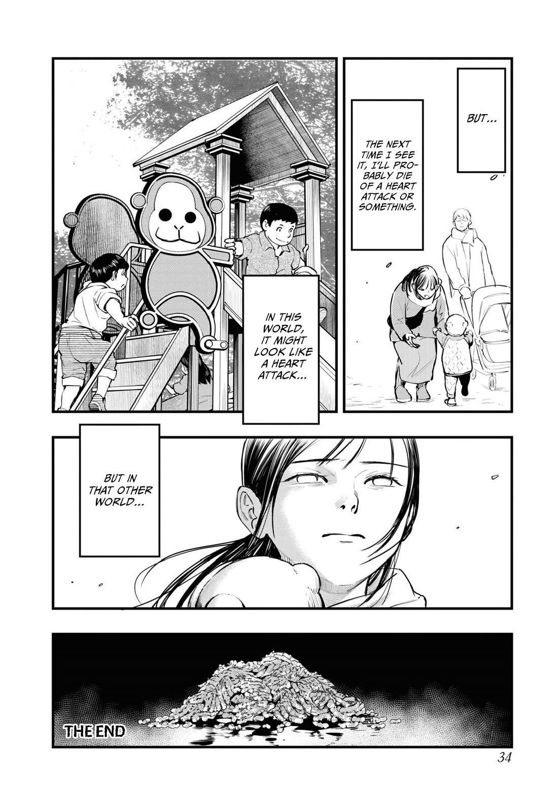 Chilling Internet Urban Legends: A Horror Comic Anthology Chapter 1 page 32 - Chapter 1: Monkey Dream (Shimizu Aki)