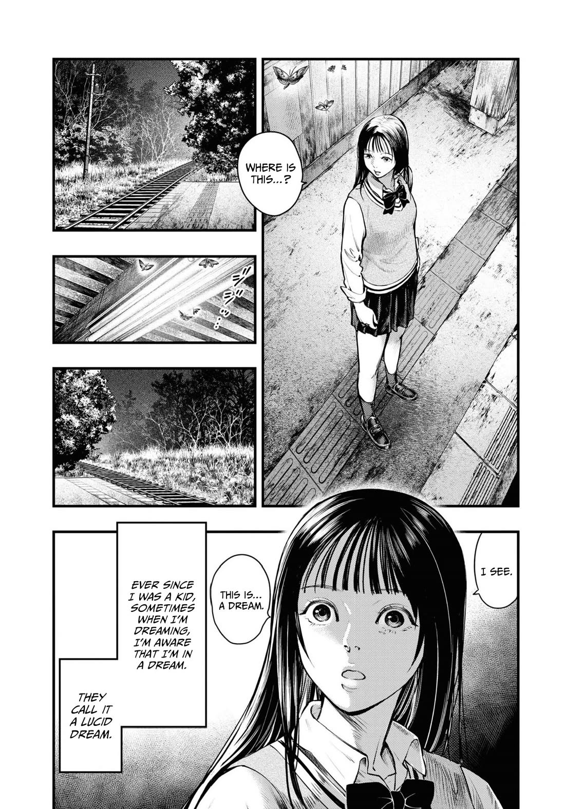 Chilling Internet Urban Legends: A Horror Comic Anthology Chapter 1 page 4 - Chapter 1: Monkey Dream (Shimizu Aki)