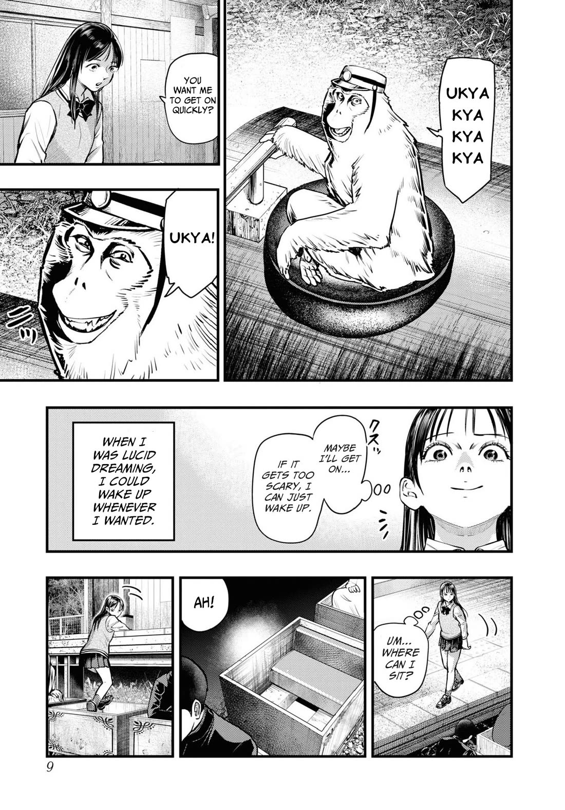 Chilling Internet Urban Legends: A Horror Comic Anthology Chapter 1 page 7 - Chapter 1: Monkey Dream (Shimizu Aki)