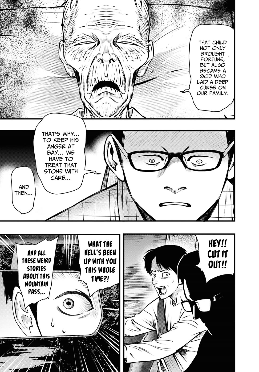 Chilling Internet Urban Legends: A Horror Comic Anthology Chapter 11 page 16 - Chapter 11: Mountain Road Ghost Story (Shimizu Aki)