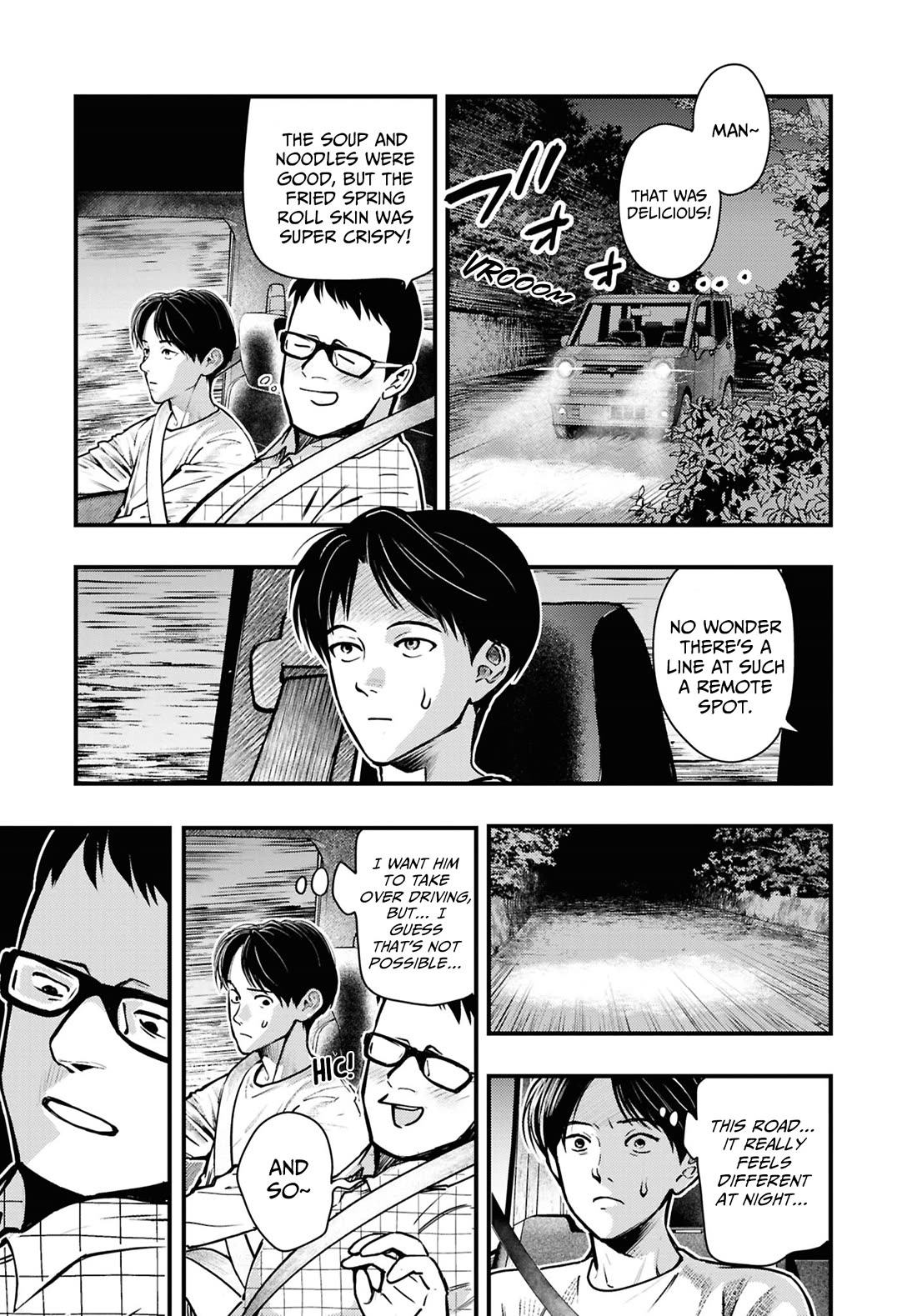 Chilling Internet Urban Legends: A Horror Comic Anthology Chapter 11 page 4 - Chapter 11: Mountain Road Ghost Story (Shimizu Aki)