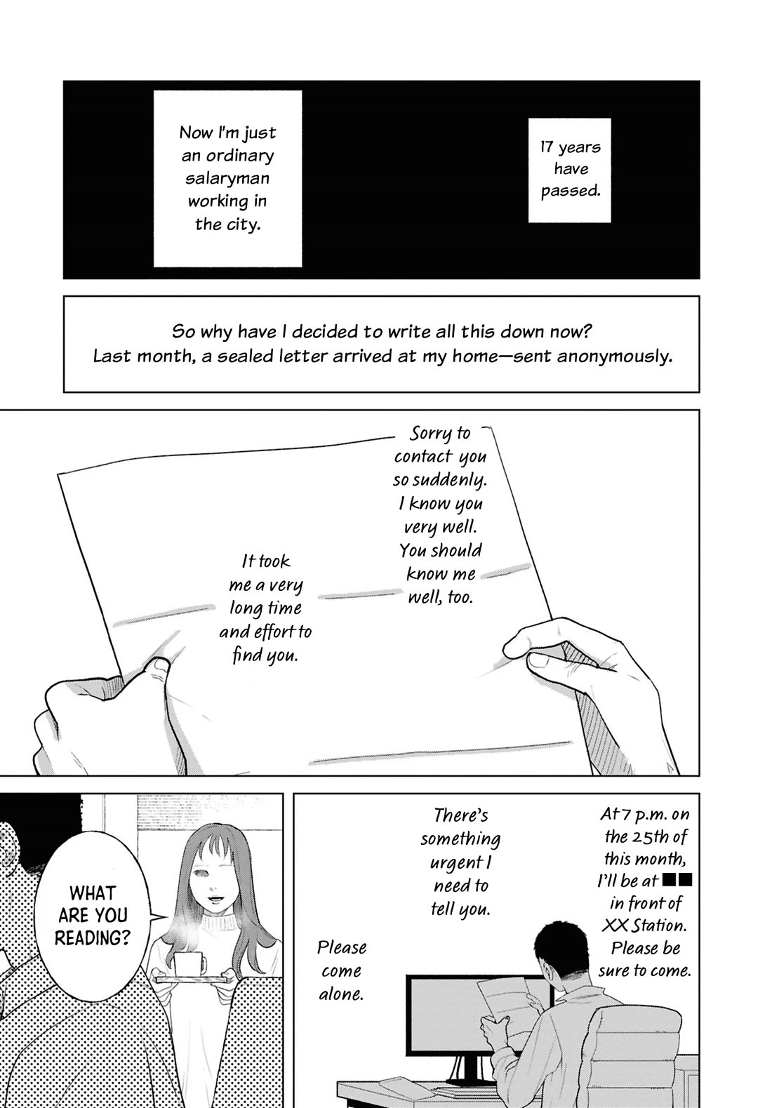 Chilling Internet Urban Legends: A Horror Comic Anthology Chapter 12 page 35 - Chapter 12: The Round Hole in the Basement (Kitaoka Tomo)