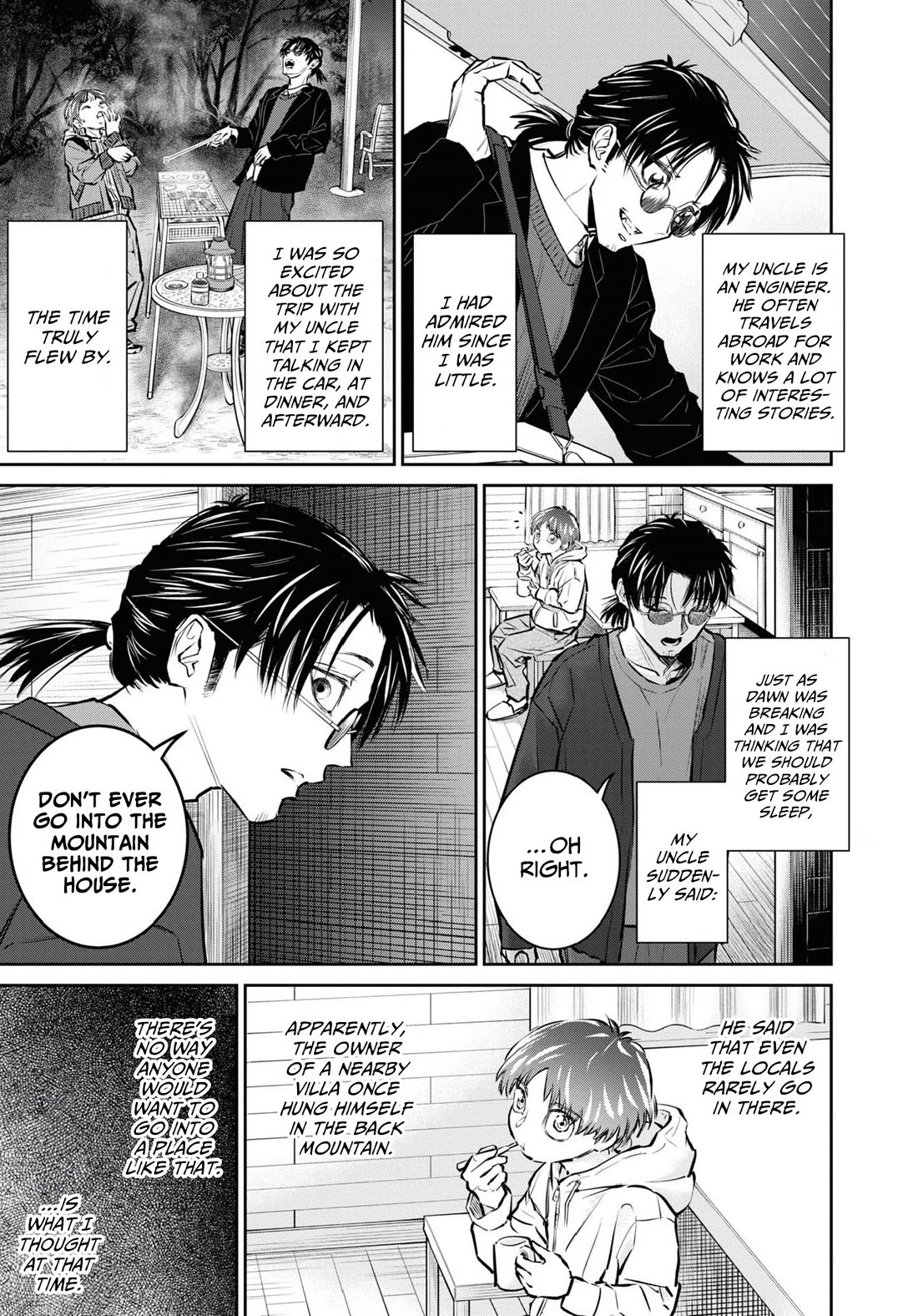 Chilling Internet Urban Legends: A Horror Comic Anthology Chapter 3 page 3 - Chapter 3: Evil Eye (Katsumata Hiroki)