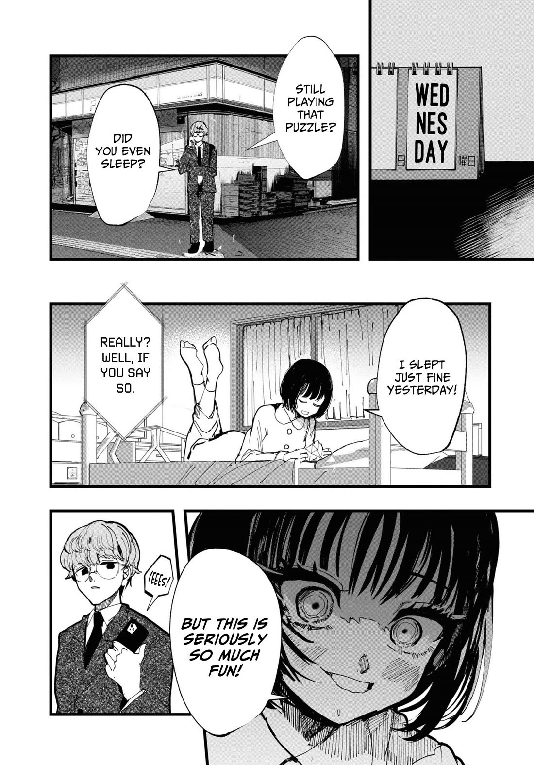 Chilling Internet Urban Legends: A Horror Comic Anthology Chapter 4 page 12 - Chapter 4: Rinfone (Tsutsui Itsuki)