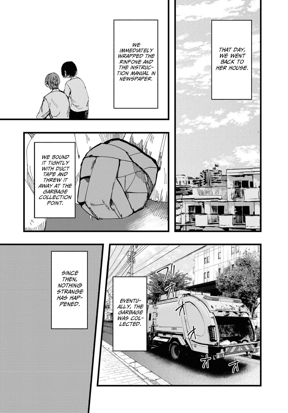 Chilling Internet Urban Legends: A Horror Comic Anthology Chapter 4 page 27 - Chapter 4: Rinfone (Tsutsui Itsuki)