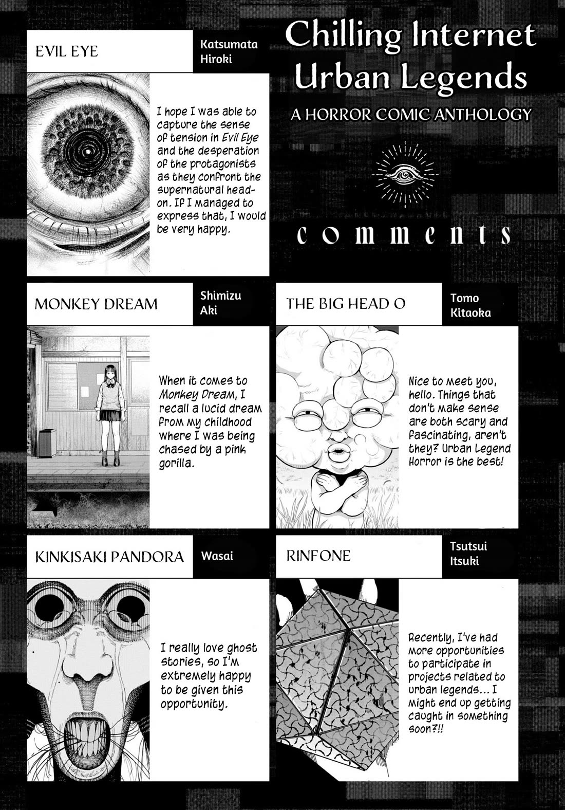 Chilling Internet Urban Legends: A Horror Comic Anthology Chapter 5.5 page 1 - Chapter 5.5: Extra - Comments