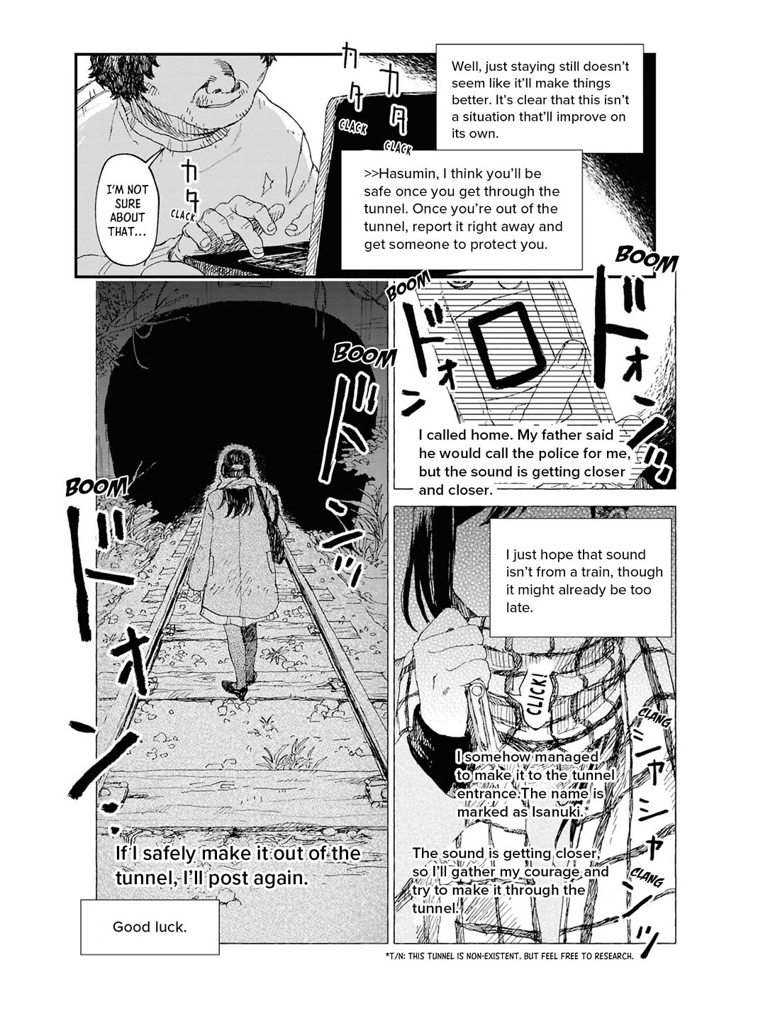 Chilling Internet Urban Legends: A Horror Comic Anthology Chapter 6 page 21 - Chapter 6: Kisaragi Station (Kageyama Kogatsu)