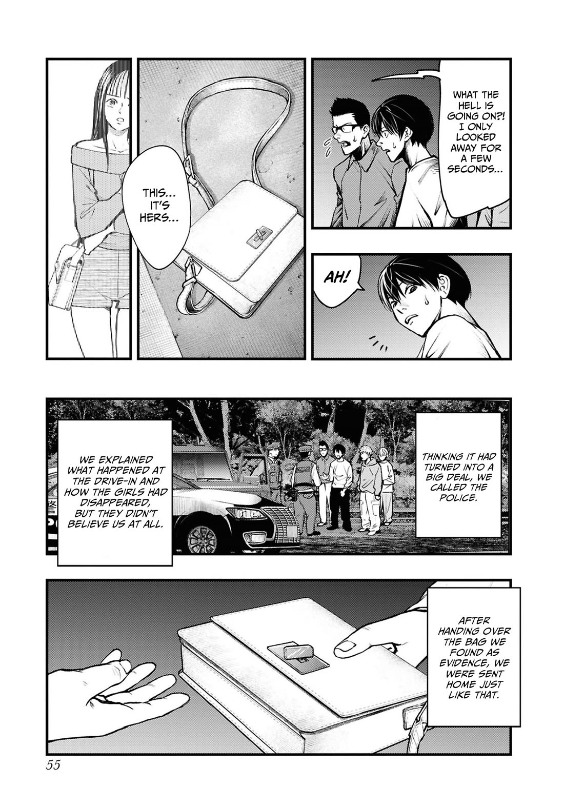 Chilling Internet Urban Legends: A Horror Comic Anthology Chapter 7 page 26 - Chapter 7: Drive-In (Shimizu Aki)