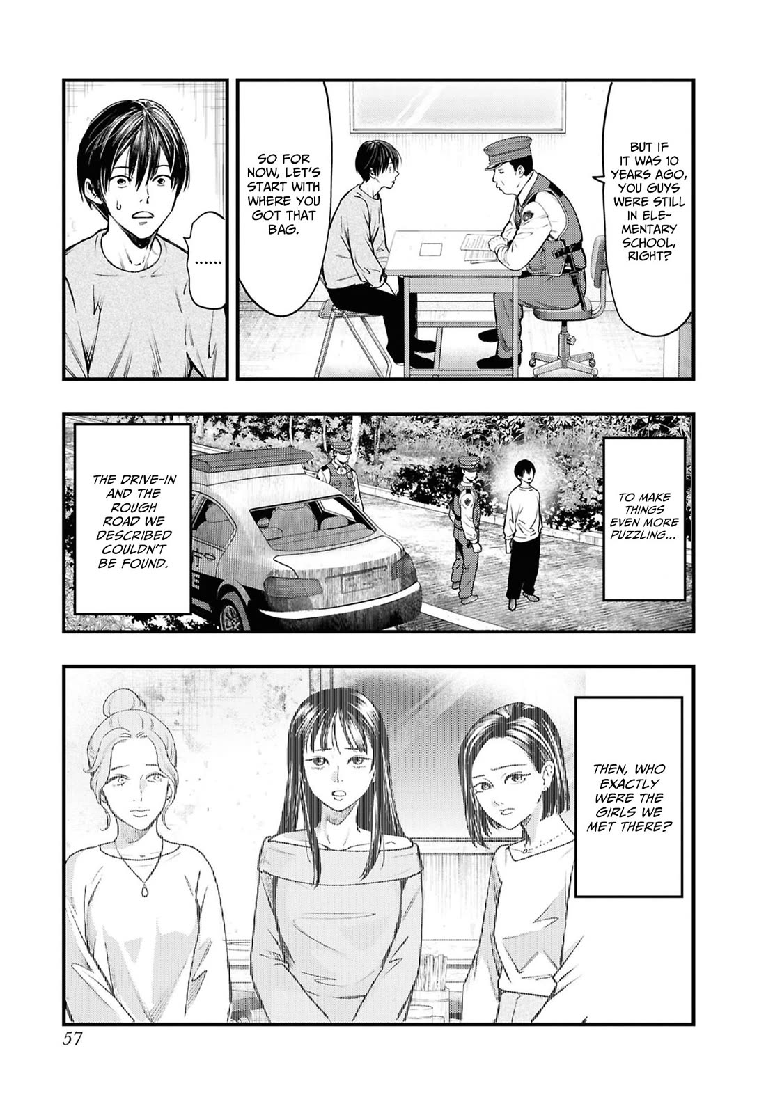 Chilling Internet Urban Legends: A Horror Comic Anthology Chapter 7 page 28 - Chapter 7: Drive-In (Shimizu Aki)