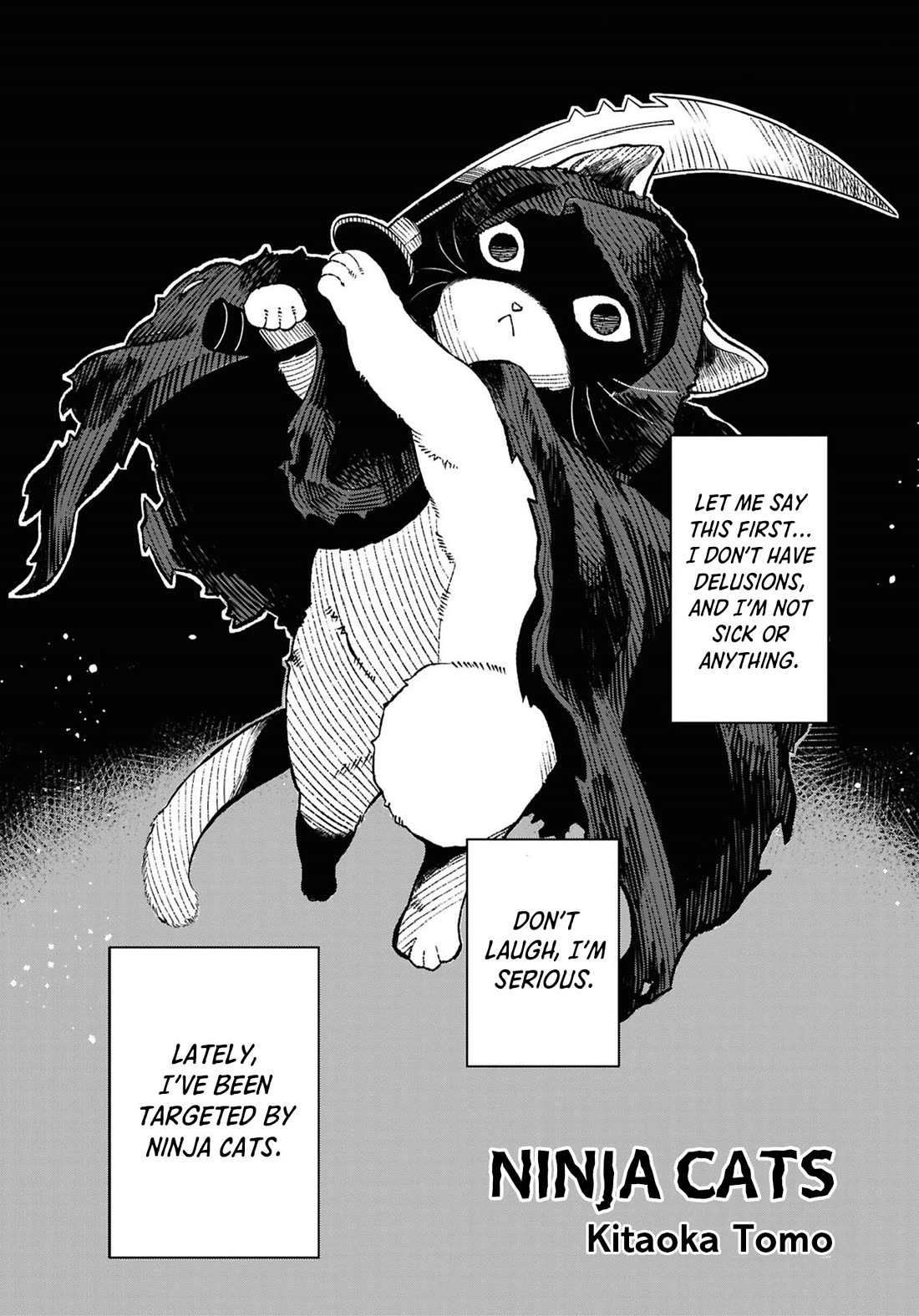 Chilling Internet Urban Legends: A Horror Comic Anthology Chapter 9 page 1 - Chapter 9: Ninja Cats (Tomo Kitaoka)