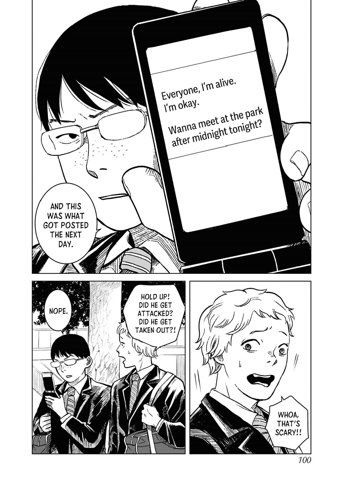 Chilling Internet Urban Legends: A Horror Comic Anthology Chapter 9 page 12 - Chapter 9: Ninja Cats (Tomo Kitaoka)