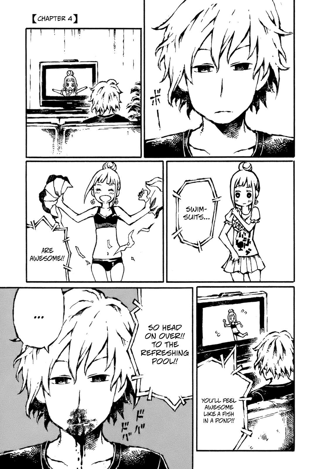 Chimoguri Ringo to Kingyobachi Otoko Chapter 4 page 1 - Chapter 4