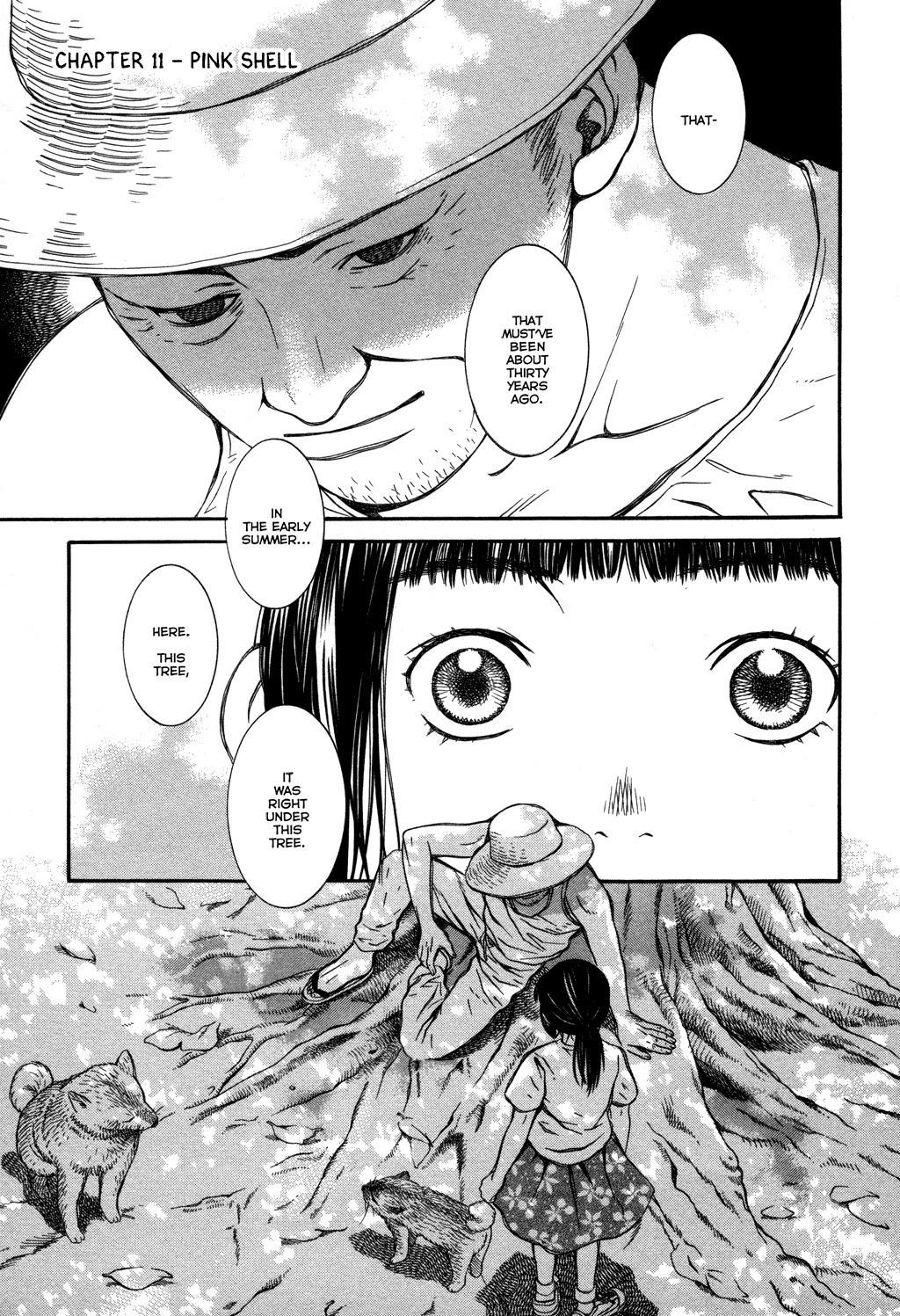 Chinatsu no Uta Chapter 11 page 1 - Chapter 11: Pink shell