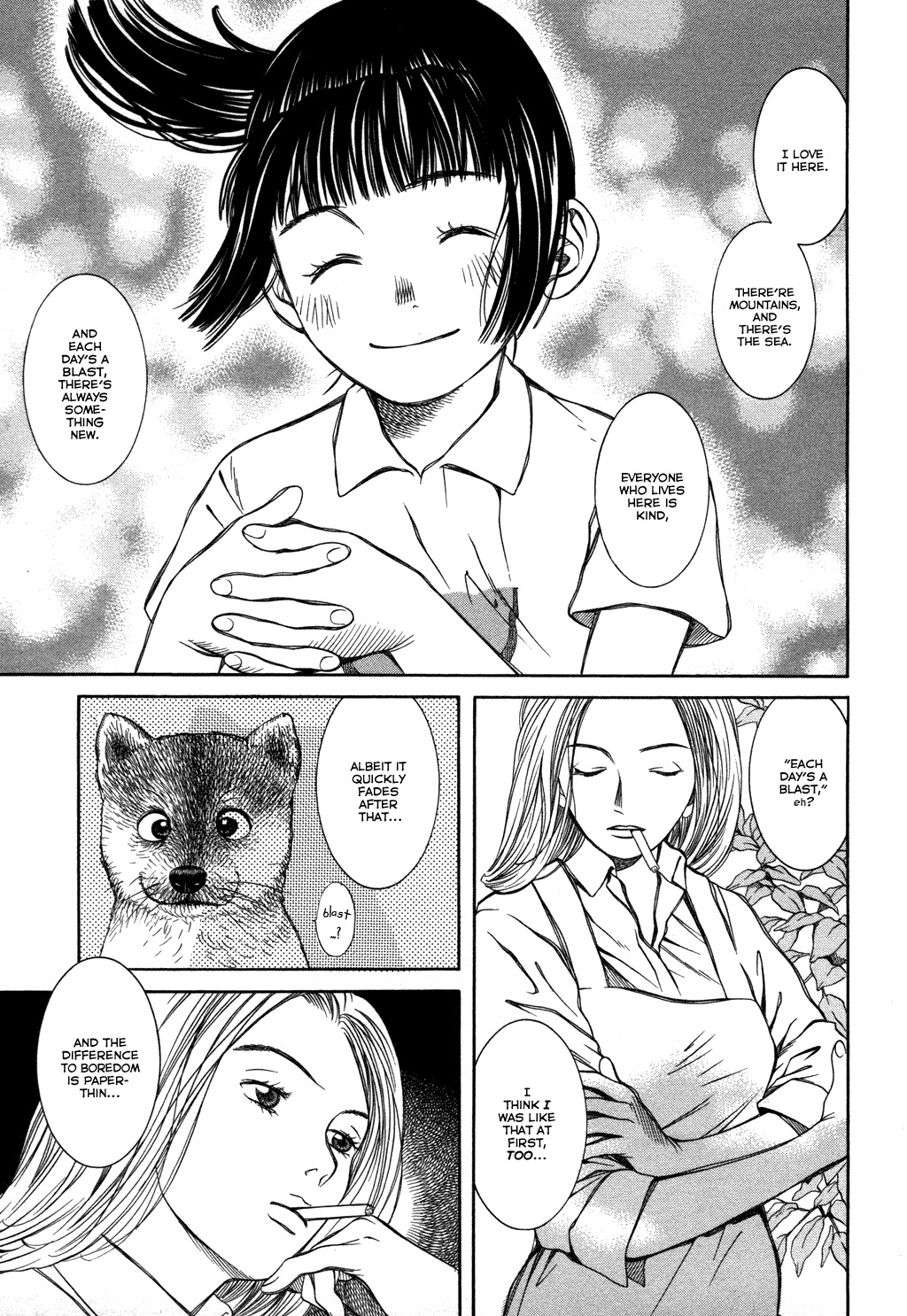 Chinatsu no Uta Chapter 17 page 11 - Chapter 17: Way home
