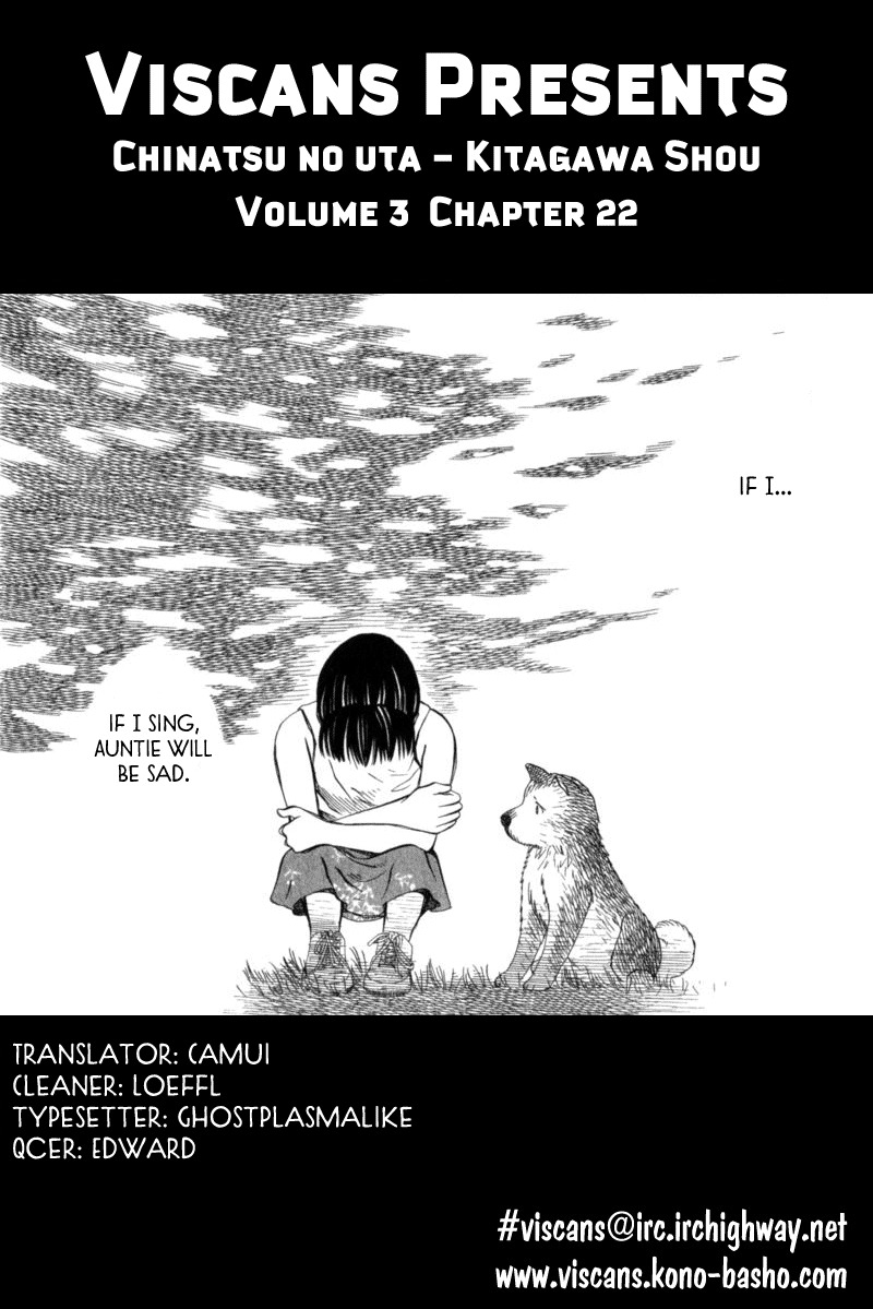 Chinatsu no Uta Chapter 22 page 20 - Chapter 22: Promise with Auntie