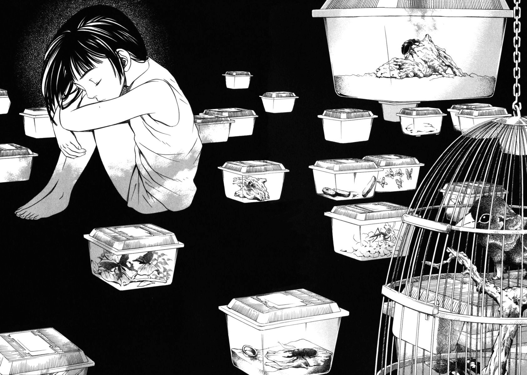 Chinatsu no Uta Chapter 29 page 11 - Chapter 29: Life in an Insect Cage