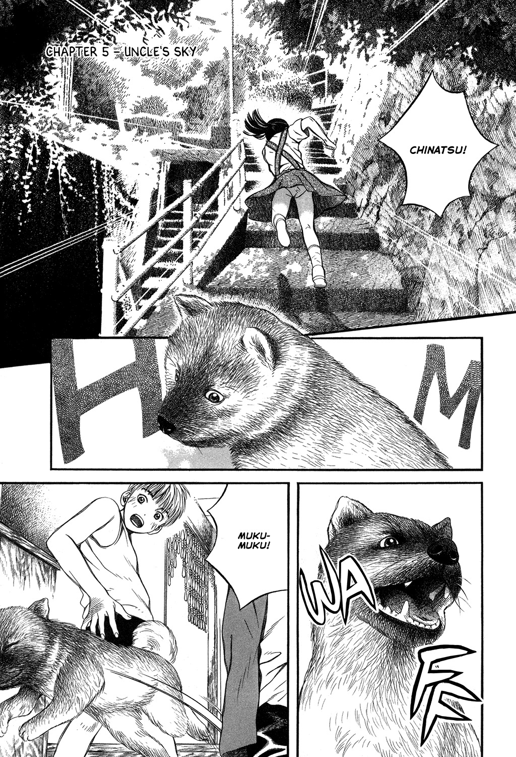 Chinatsu no Uta Chapter 6 page 1 - Chapter 6: Uncle's Sky