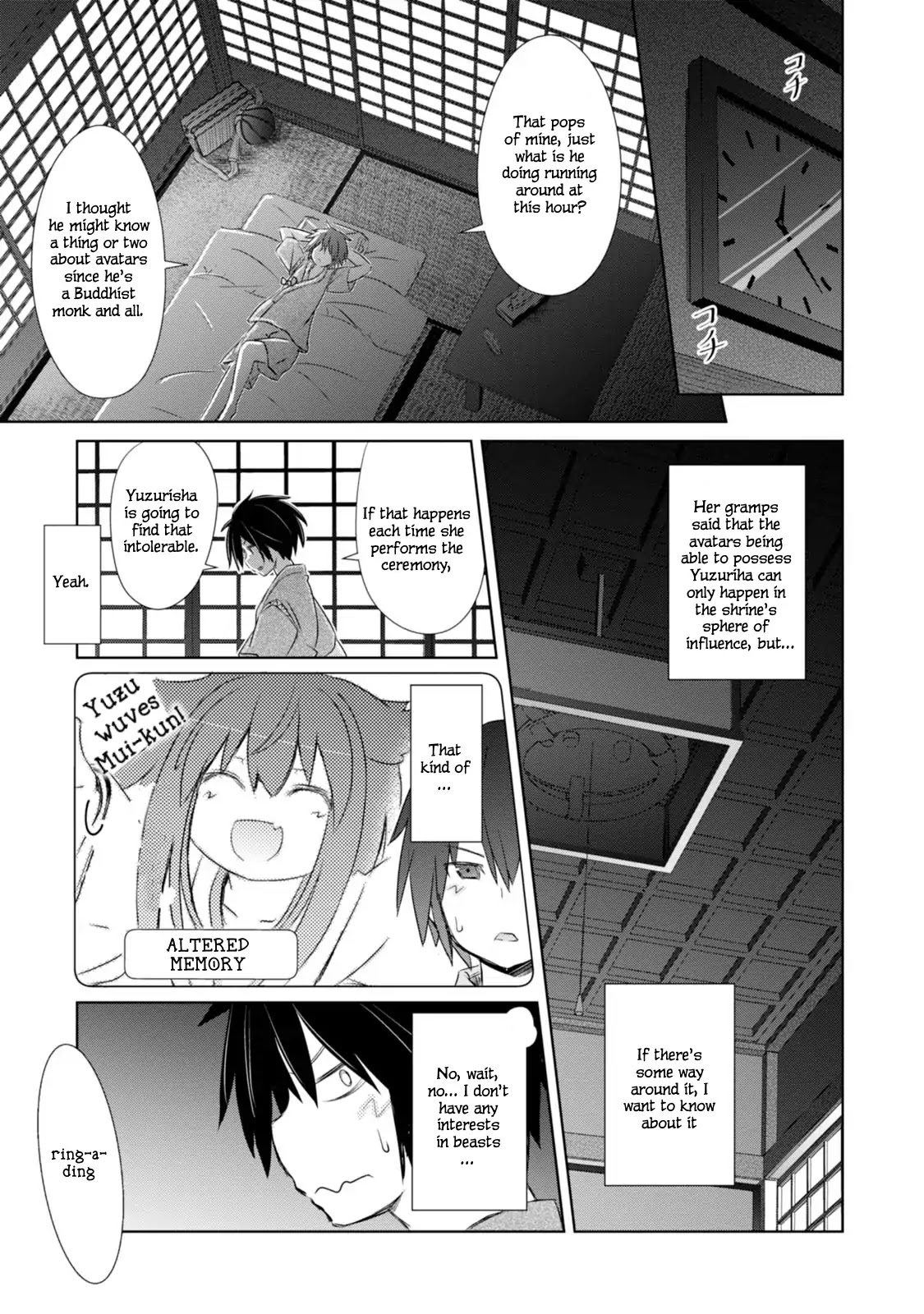 ChinChin KemoKemo Chapter 2 page 8 - Chapter 2: Kinjyo no Miko-san ga Yaseizenkaisigite Tenioenai Hanashi "The Story of Neighborhood Shrine Maiden Who Became Impossible to Handle by Becoming Animalistic."