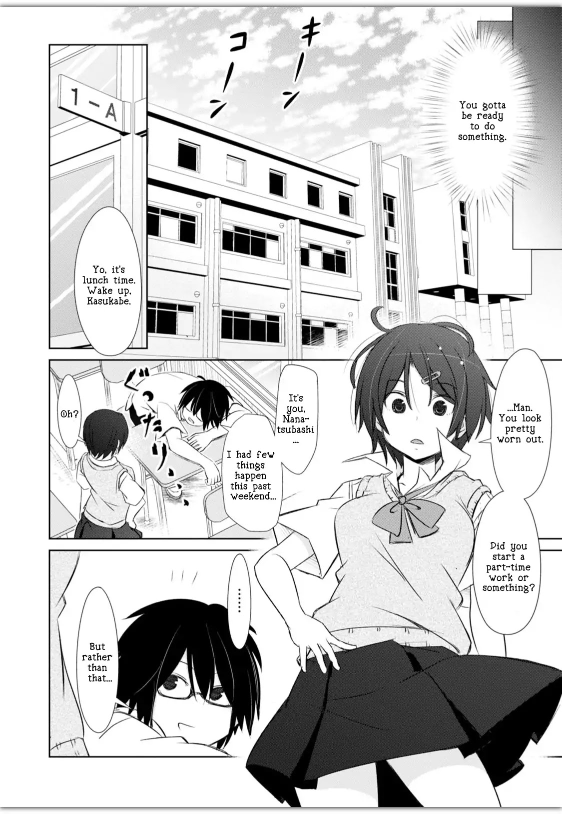 ChinChin KemoKemo Chapter 3 page 3 - Chapter 3: Classmate no Hentai Megane ga Joshichuugakusei wo Shitsukeru Hanashi "The Story of How a Bespectacled Hentai Classmate Trained a Middle School Girl."