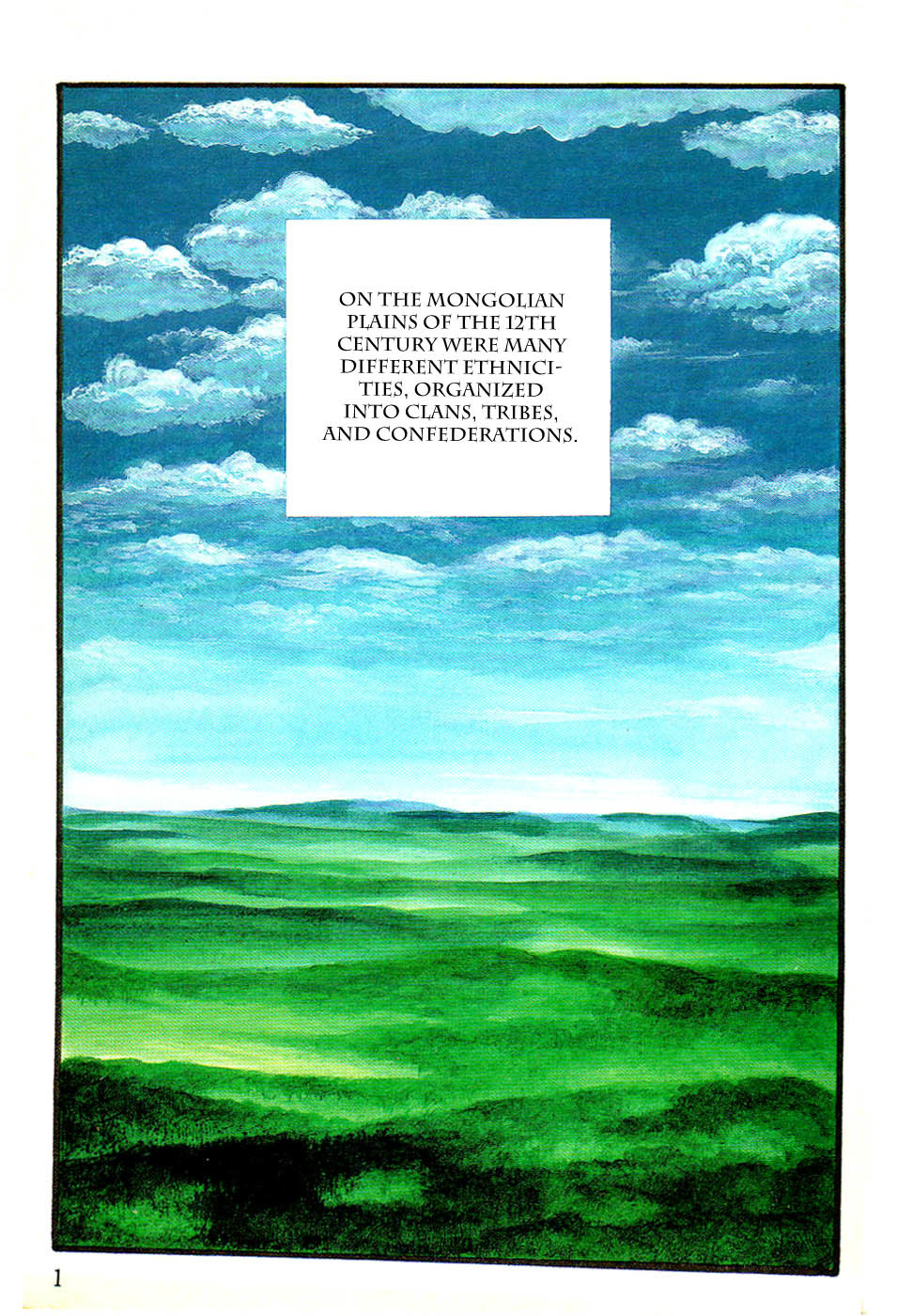 Chinggis Khan Chapter 1 page 3 - Chapter 1: Birth of Temuchin