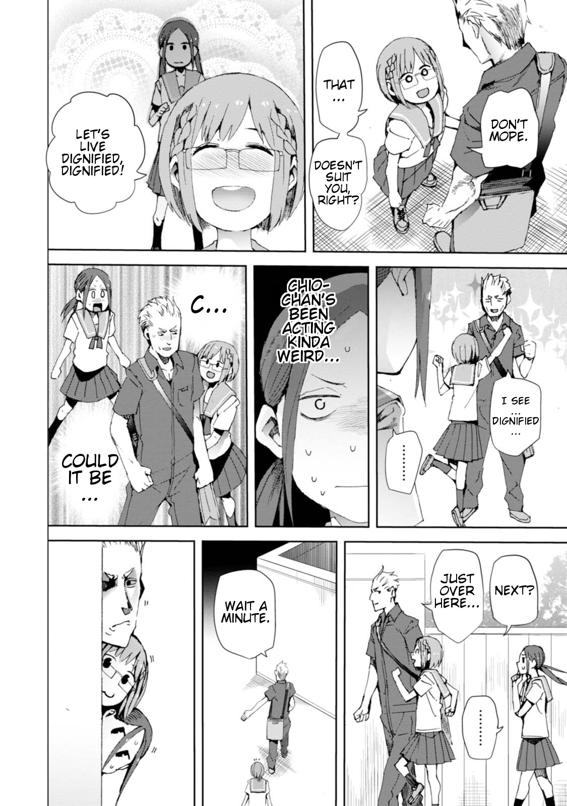 Chio-chan no Tsuugakuro Chapter 10 page 18 - Chapter 10: Taking The Charry Blossom In Your Hand