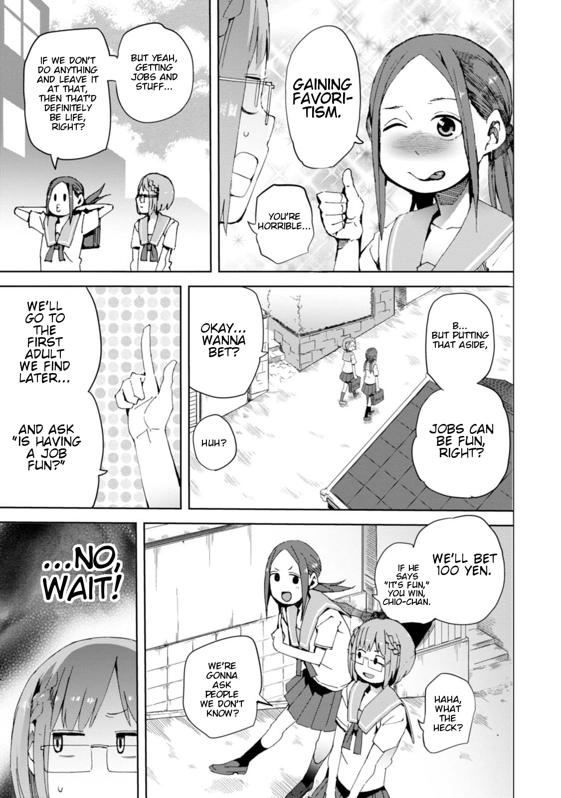 Chio-chan no Tsuugakuro Chapter 10 page 3 - Chapter 10: Taking The Charry Blossom In Your Hand