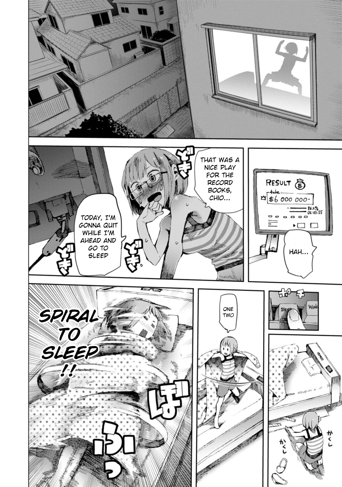 Chio-chan no Tsuugakuro Chapter 11 page 12 - Chapter 11: Chio-chan At The Dead Of The Night